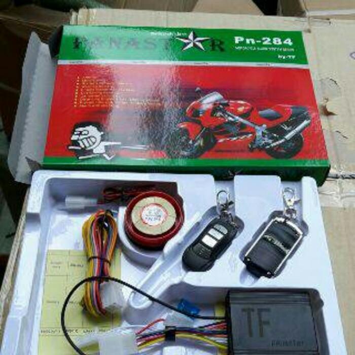 alarm motor anti maling panastar double starter alarm motor anti maling