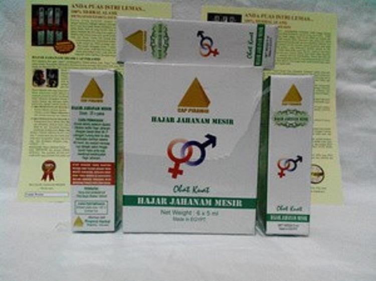 Obat Herbal Oles HJ/Hajar pyramid original 1 BOX isi 6 botol