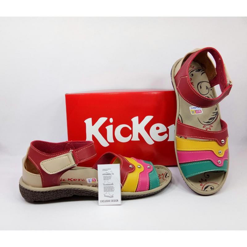 Sepatu Sandal Kickers Wanita MK-11 Merah Original Murah