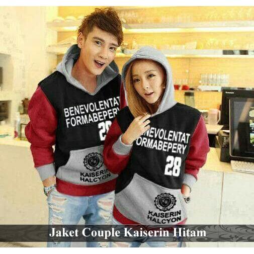 Supplier Couple Jaket - Jaket Couple Online - Sweater Couple Kaiserin Hitam