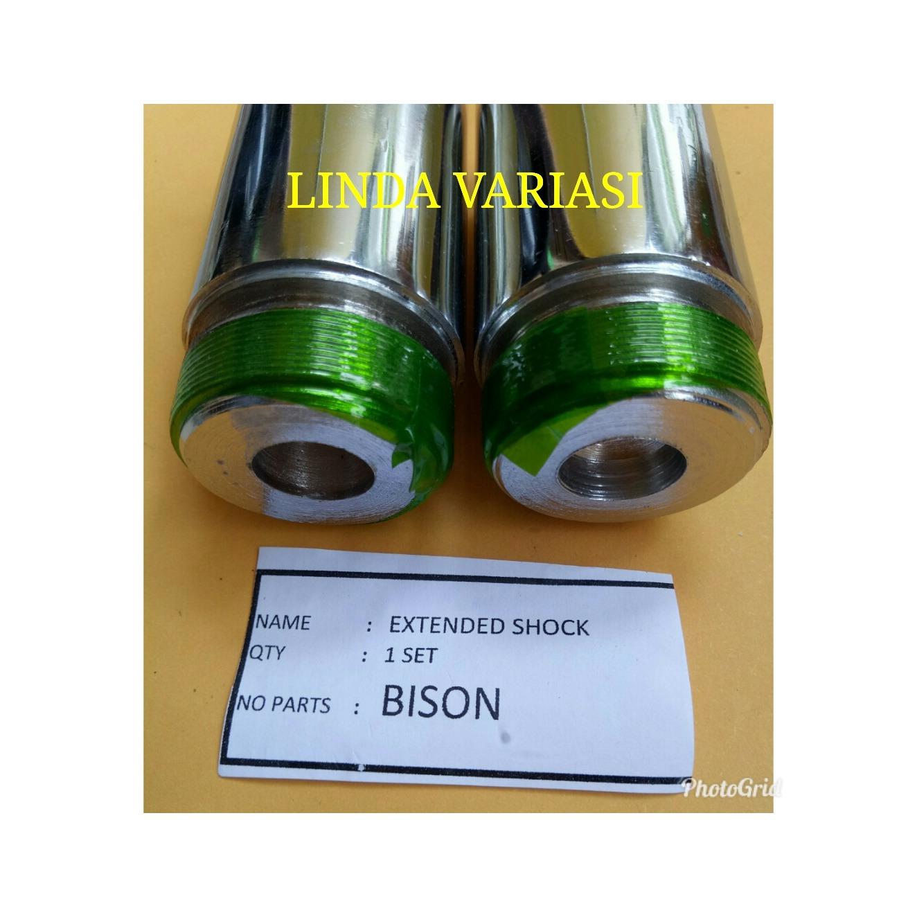 Peninggi sambungan shock skok sok depan motor yamaha byson bison