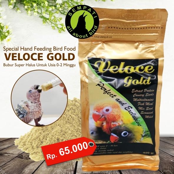 Bubur Ijo Gold Veloce Pakan Bubur Anakan Piyek Burung Lovebird Lolohan Spet
