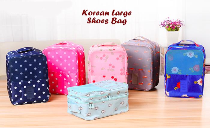 BEST SELLER!!! New Korean Large Shoes Bag (Tas Utk Sepatu, Sandal, Kaos Kaki, Pakaian