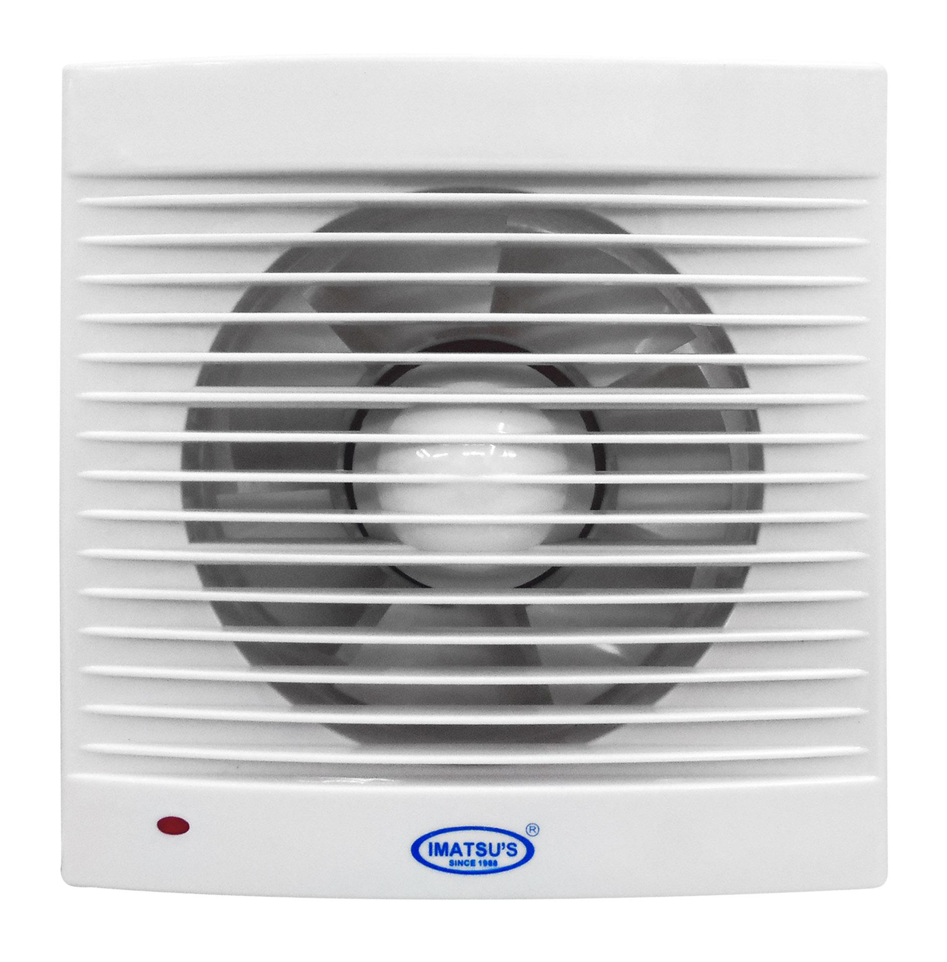 Exhaust Fan Imatsu EF-APC15-C2P-ST 6 Inch Rumah Toilet Dapur Restoran Udara Hisap Angin Nyaman Aman Sejuk Dingin Ventilasi Plafon Eksos