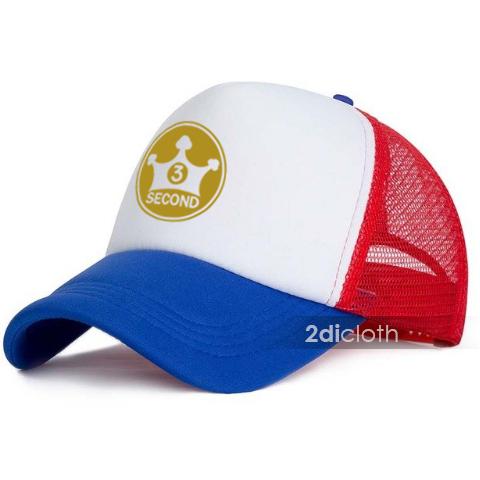 Topi Distro 3second - Topi Trucker Jaring 3second Circle Gold Print Premium