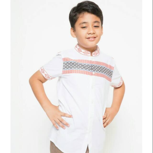 Baju koko nevada anak remaja (size 9-10 biru)