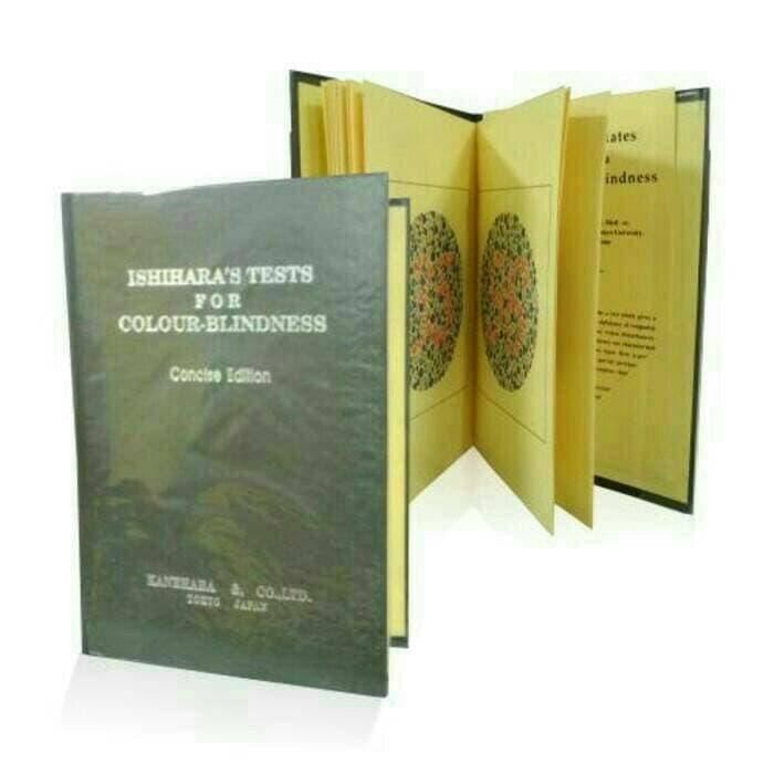 Promo Buku Ishihara 14 Plates untuk tes buta warna Import High Quality