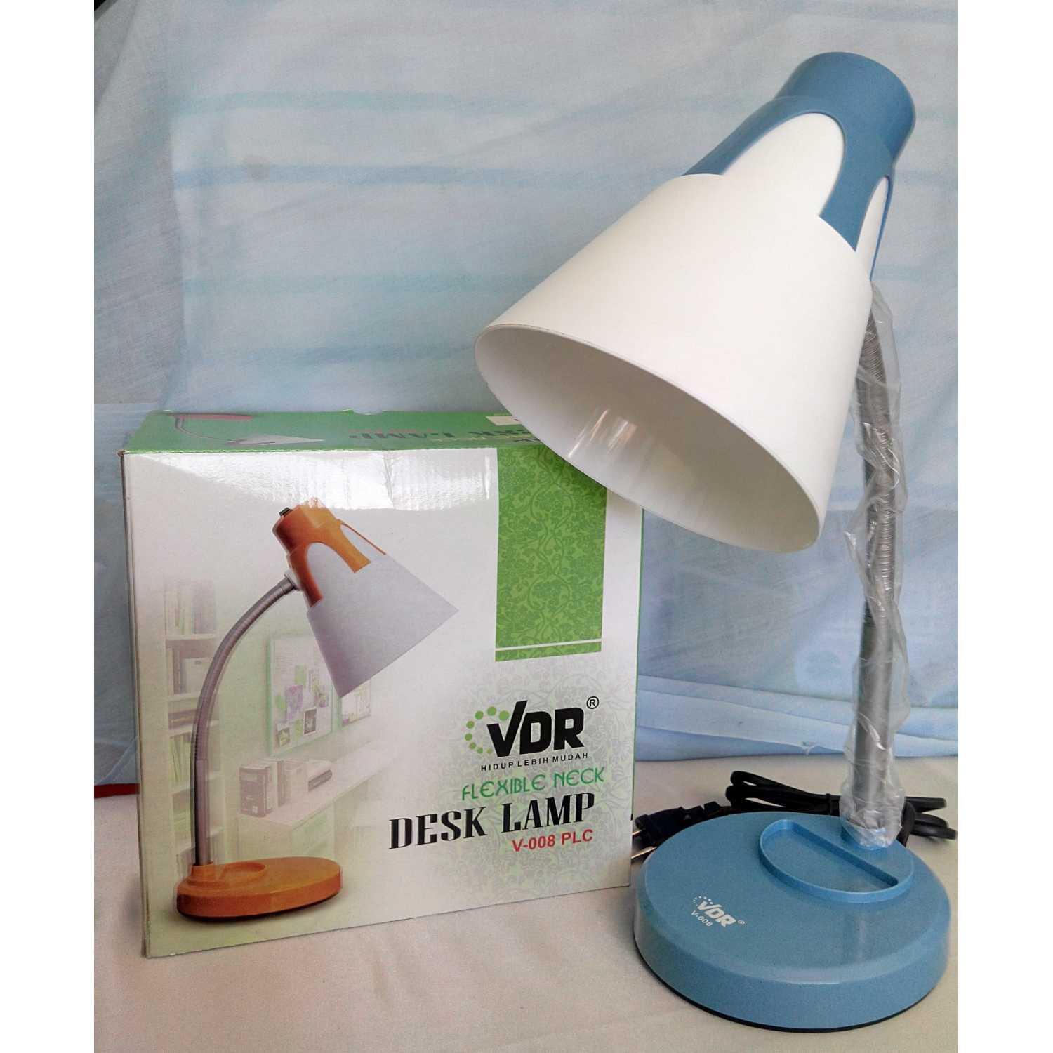 Lampu Baca Meja Belajar Fleksibel Desk Lamp VDR E27 Bagus Minimalis Mewah