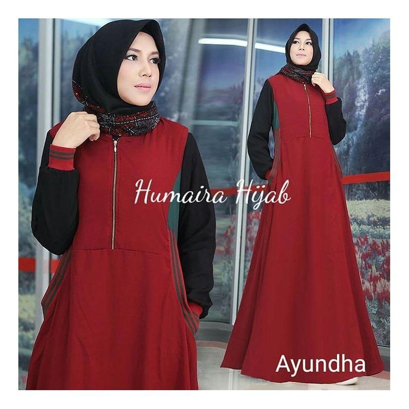 “BC AYUNDA” Maxi Dress Syari Gamis Bahan Balotely Wolfice Katun Rubiah Spandek Panjang Hijab Casual Pakaian Wanita Trand Terbaru Fashionable