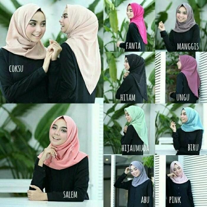 hijab instan pearly / jilbab instan salwa pearly