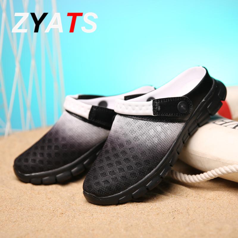 ZYATS Musim Panas Pria Dan Wanita Baru Ukuran Besar Sandal Mode Pakai Pakai Sepatu Pantai Bekas - Ukuran (36-46)