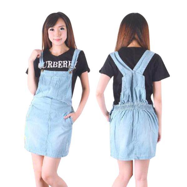 Promo Hanya Hari Ini Overall Jeans B**Berry Set 2In1 ( Rok Kodok + Inner ) Limited Edition!!! Baju
