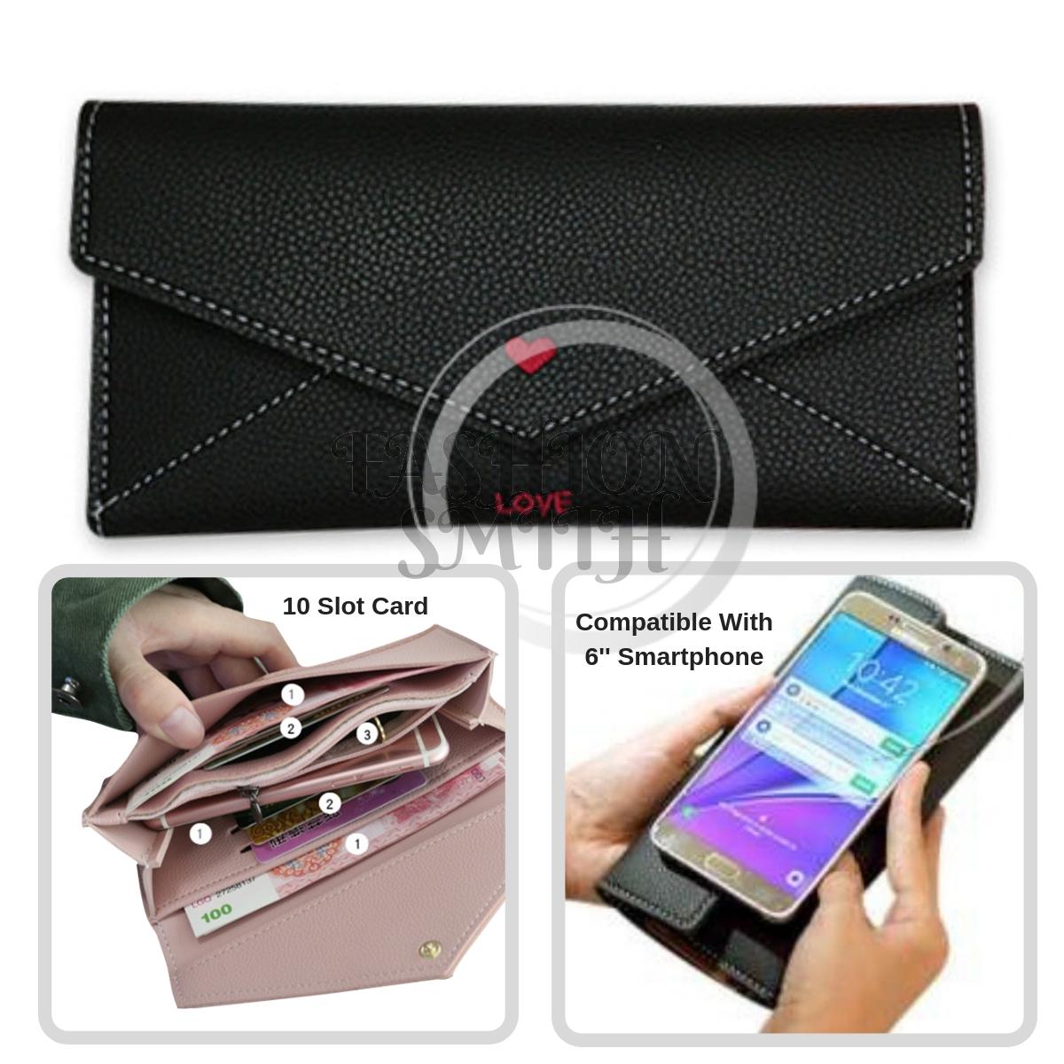 FashionSmith Dompet Wanita Lazada Panjang Import 10 Slot Saku