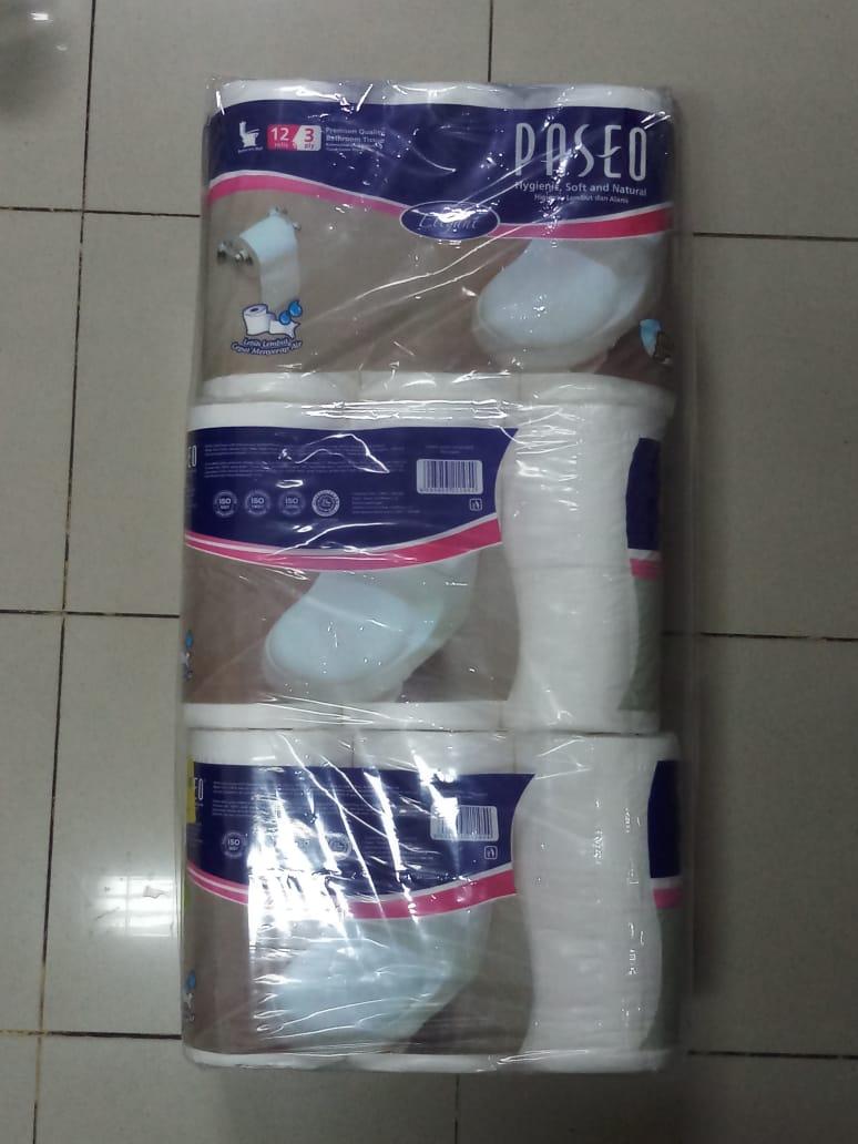 PAKET HEMAT !!! 3 PCS PASEO Original Tisu Tissue Toilet ( ISI 18 ROLL )
