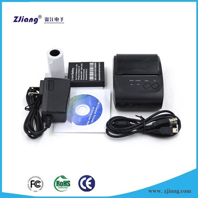 Zjiang Mini Portable Bluetooth Thermal Receipt Printer hitam - ZJ-5802