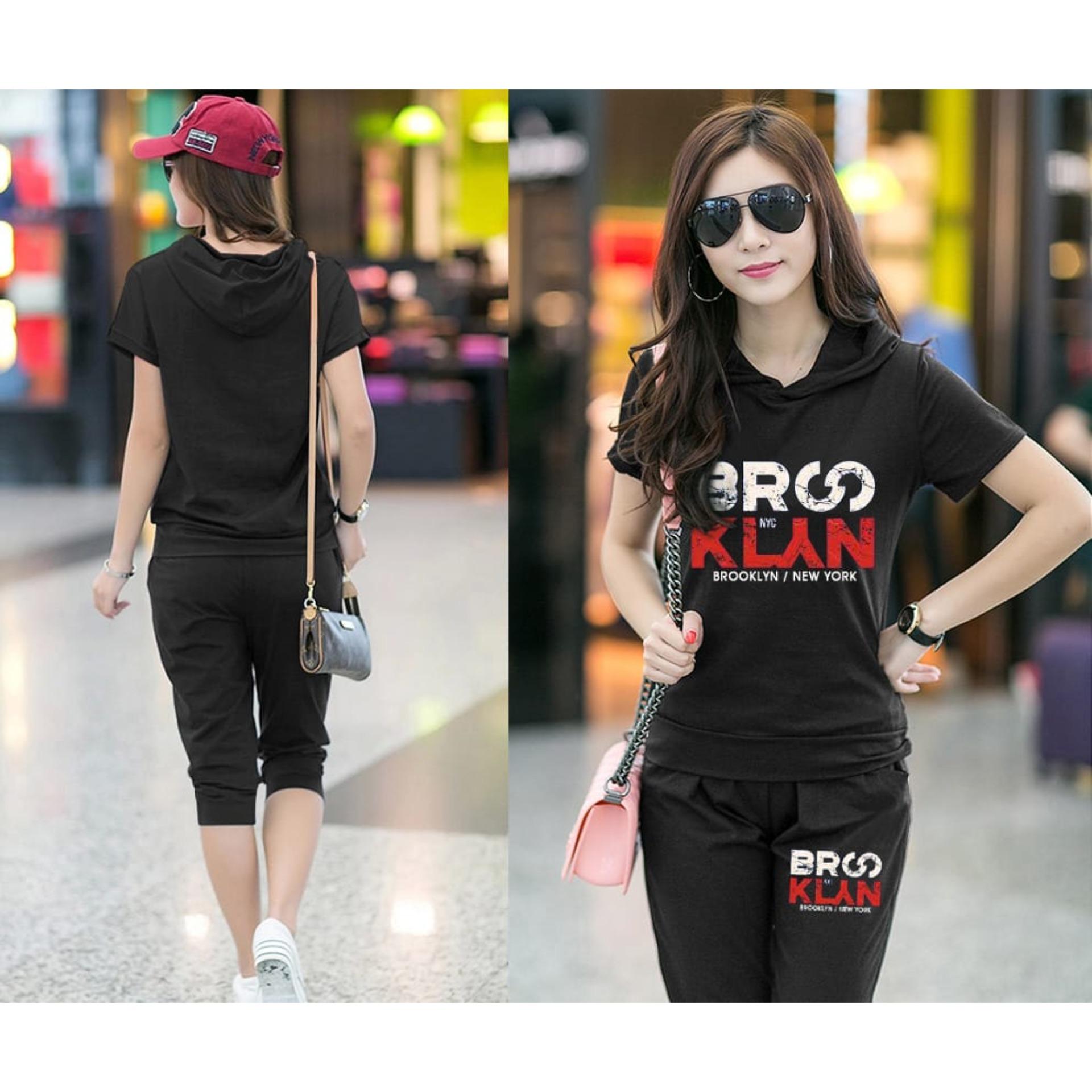 Vrichel - Setelan Wanita / Atasan Dan Celana Wanita / Set Wanita BROOCKLYN