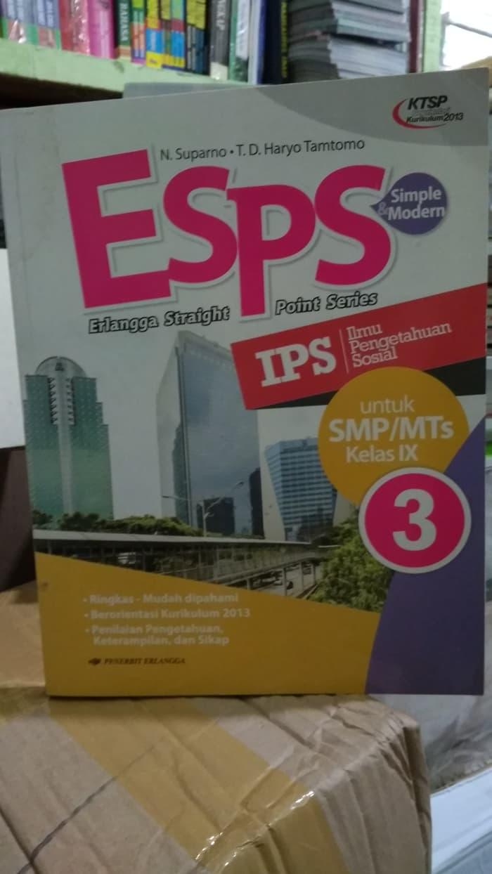 Hemat 10%!! Second Esps Ips 3 SmpU002Fmts Kelas Ix (Ktsp Berorientasi K13) Erlangga - ready stock
