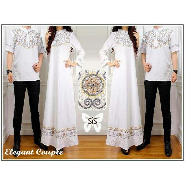 J&C Elegant Couple / Baju Muslim Couple / Dress Muslim / Baju Koko / Setelan Baju Koko dan Dress / Baju Pasangan Muslim / Muslim Couple
