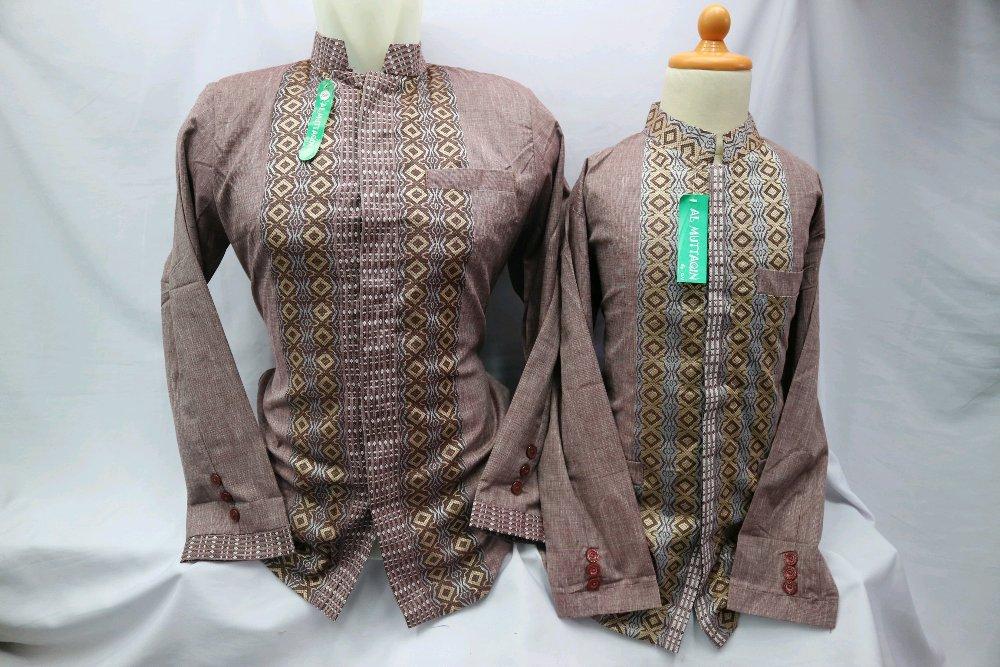 Baju Muslim Baju Koko Jasko Jas Koko Merah Muda Lengan Panjang Couple Pasangan Ayah Dewasa Anak Songket CPPB 001 di lapak Al Muttaqin Collection produsenbajukoko
