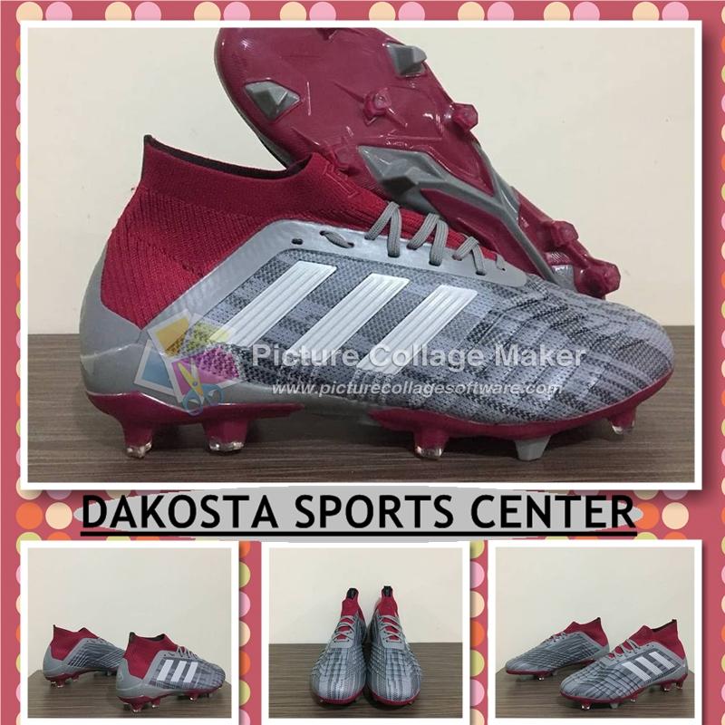 SEPATU BOLA PREDATOR 18.1 PAUL POGBA IRON METALLIC FG