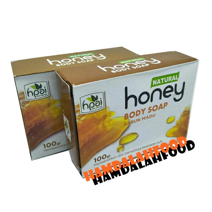 Hamdalahfood Sabun Madu Transparan HPAI 2 Pcs
