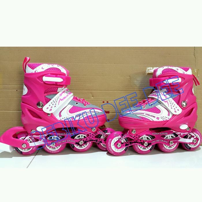 ROLLERBLADE/InLine Skate/Sepatu Roda Sport/POWER SUPER B SOCKING PINK - drmfYNa