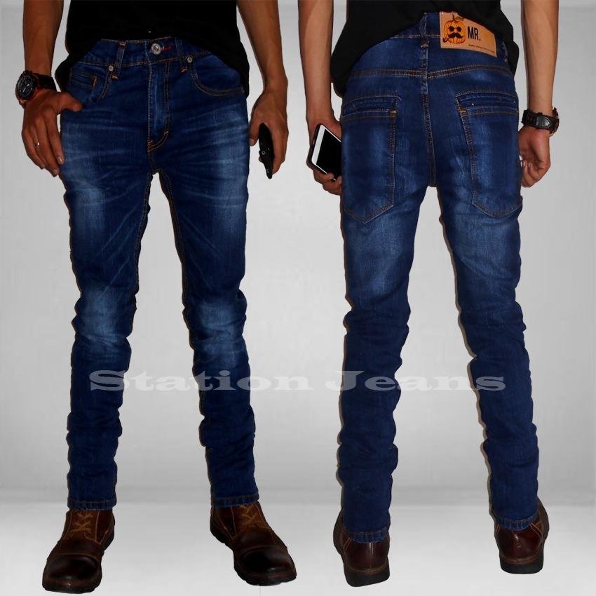 Celana Jeans Pria Straitch fit Skinny Lentur - Branded BestSeller