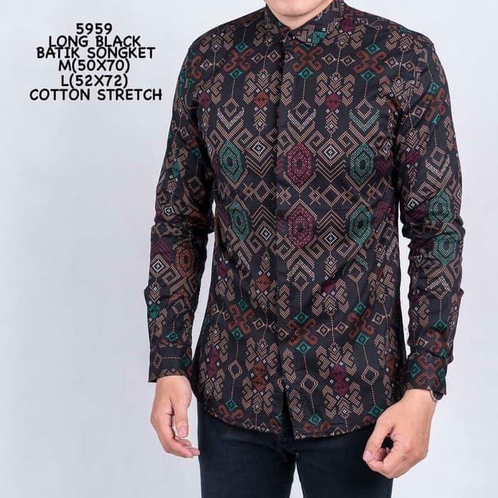 Dgm_Fashion1 Kemeja Batik Songket Pria Panjang/Flanel Pria/Flanel Woll/Kemja Men/Flanel Men/Kemeja Casual/Kemeja Distro/Kemeja Pantai/Kemeja Formal/Kemeja Casual/Kemeja Pria/Kemeja Polos/Kemeja Tartan/Kemeja Beckham/ Batik PN 1987