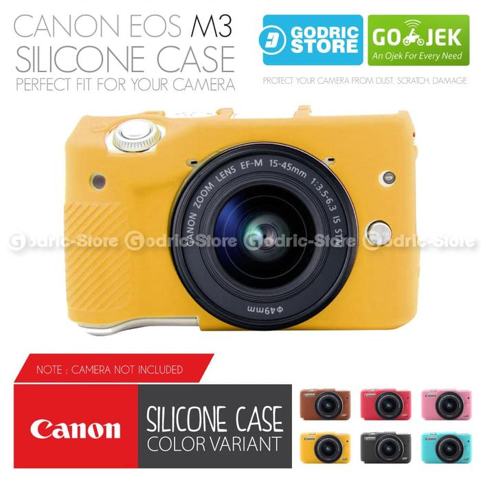 TERBARU Silicone Canon EOS M3 Silikon Case / Sarung Silicon Kamera Mirrorless TERLARIS