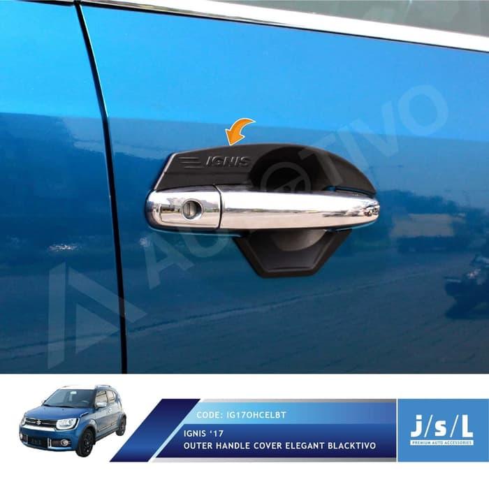 JSL Mangkok Pintu Suzuki Ignis Black Doff Outer Handle Blacktivo
