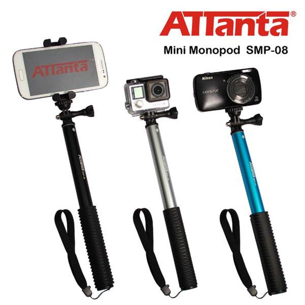 Attanta Smp-08 Tongsis Monopod Titanium Untuk Gopro - Bpro - Sjcam - Xiaomi Yi - Hp - Dslr