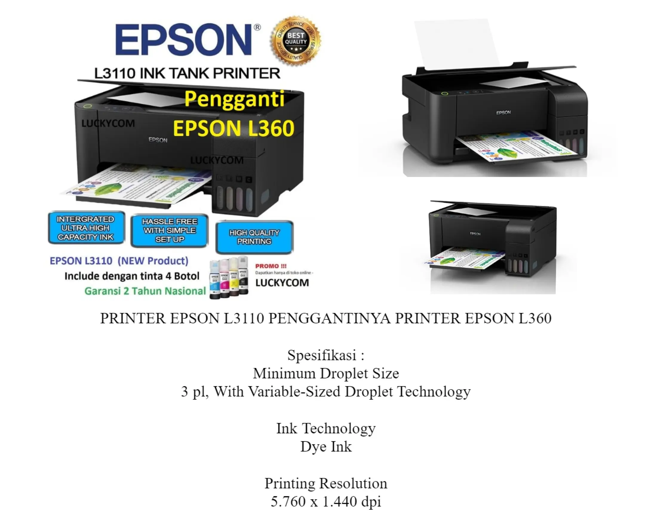 printer epson l3110 high speed psc