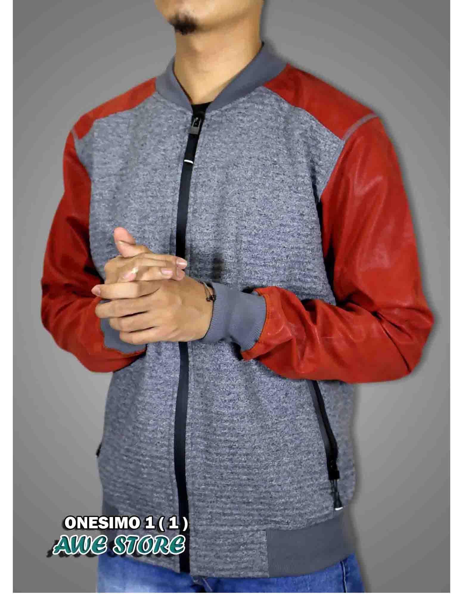Jaket Distro - Jaket pria - Sweater Pria - Baju Pria - Premium Jaket Onesimo 1 (1)