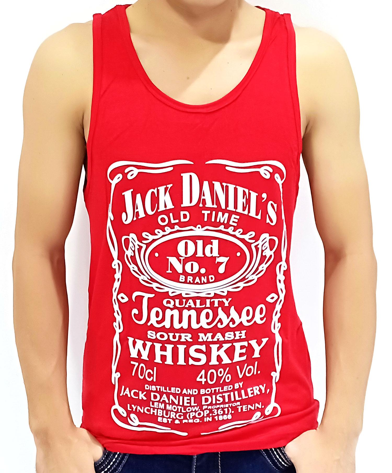 Kaos T-Shirt Distro / Kaos Pria / T-Shirt Pria / Singlet Anime Premium Jack Daniel's