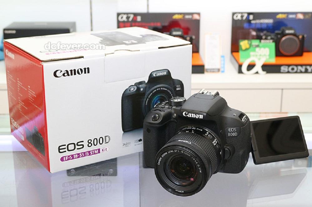 Canon EOS 800D Kit 18-55mm IS STM Black Fullset