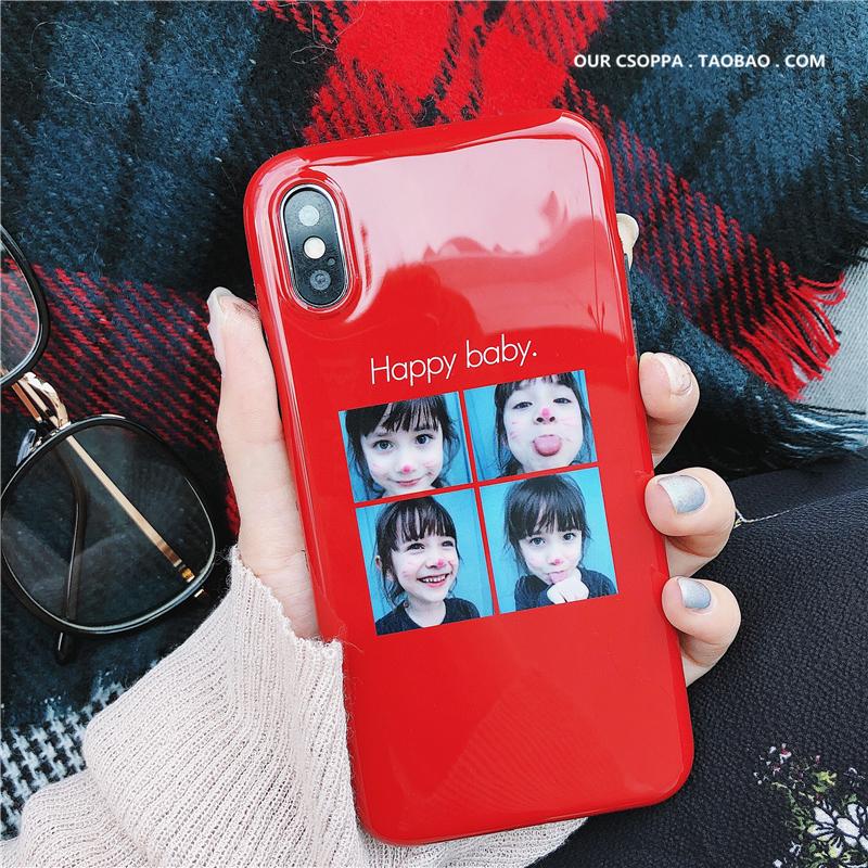 Loli Selubung Ponsel Iphone8plus Jepang atau Korea Selatan Anak Perempuan Kecil Apple Identitas Permukaan Halus