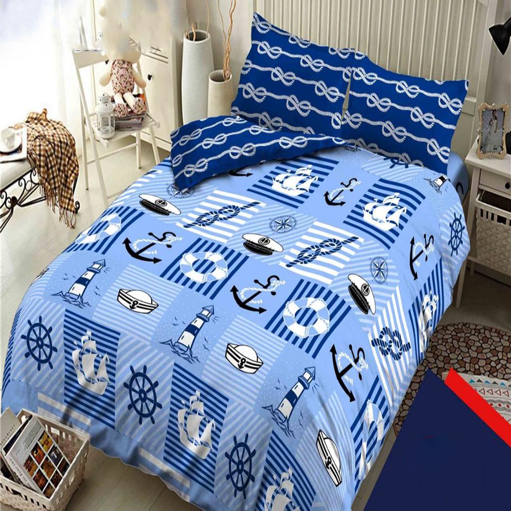 Kintakun Dluxe Bedcover King Motif Marine 180x200 cm