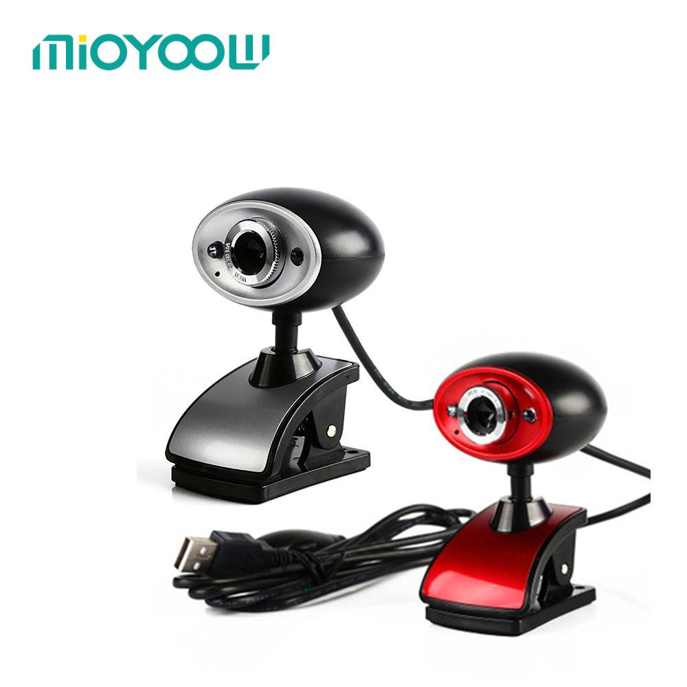 USB 2.0 Definisi Tinggi 16 Juta Piksel Kamera Web HD Clip-On Kamera Web dengan MIC Mikrofon untuk Komputer Tablet Laptop PC