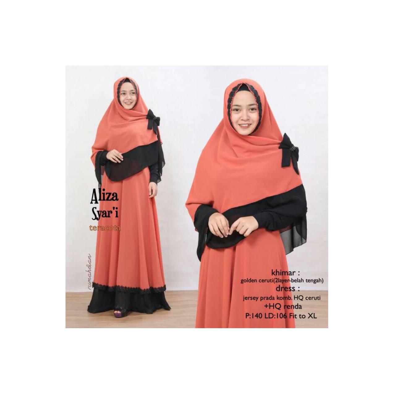gamis / hijab syarie aliza syarie