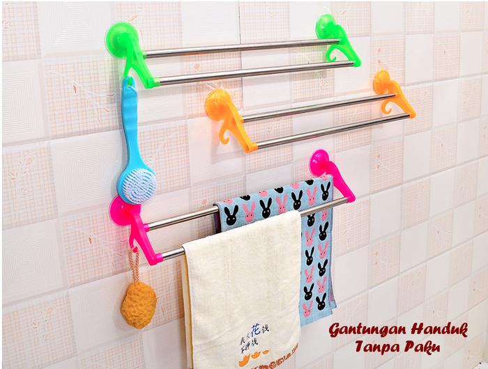 Tempat / Gantungan / Hanger Handuk Dinding Kamar Mandi Harga Murah ||| jemuran handuk gantungan handuk handuk mandi dewasa bayi terry palmer kimono mandi karakter kecil anak baju merah putih 70x166