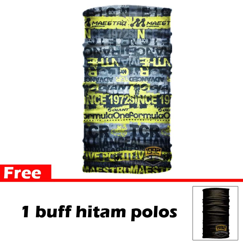 Masker Buff (BELI 1 GRATIS 1) Masker Berkendara Scarf Pria Masker Wajah Aksesoris Olahraga Outdoor Sepeda Motor - Limited Edition