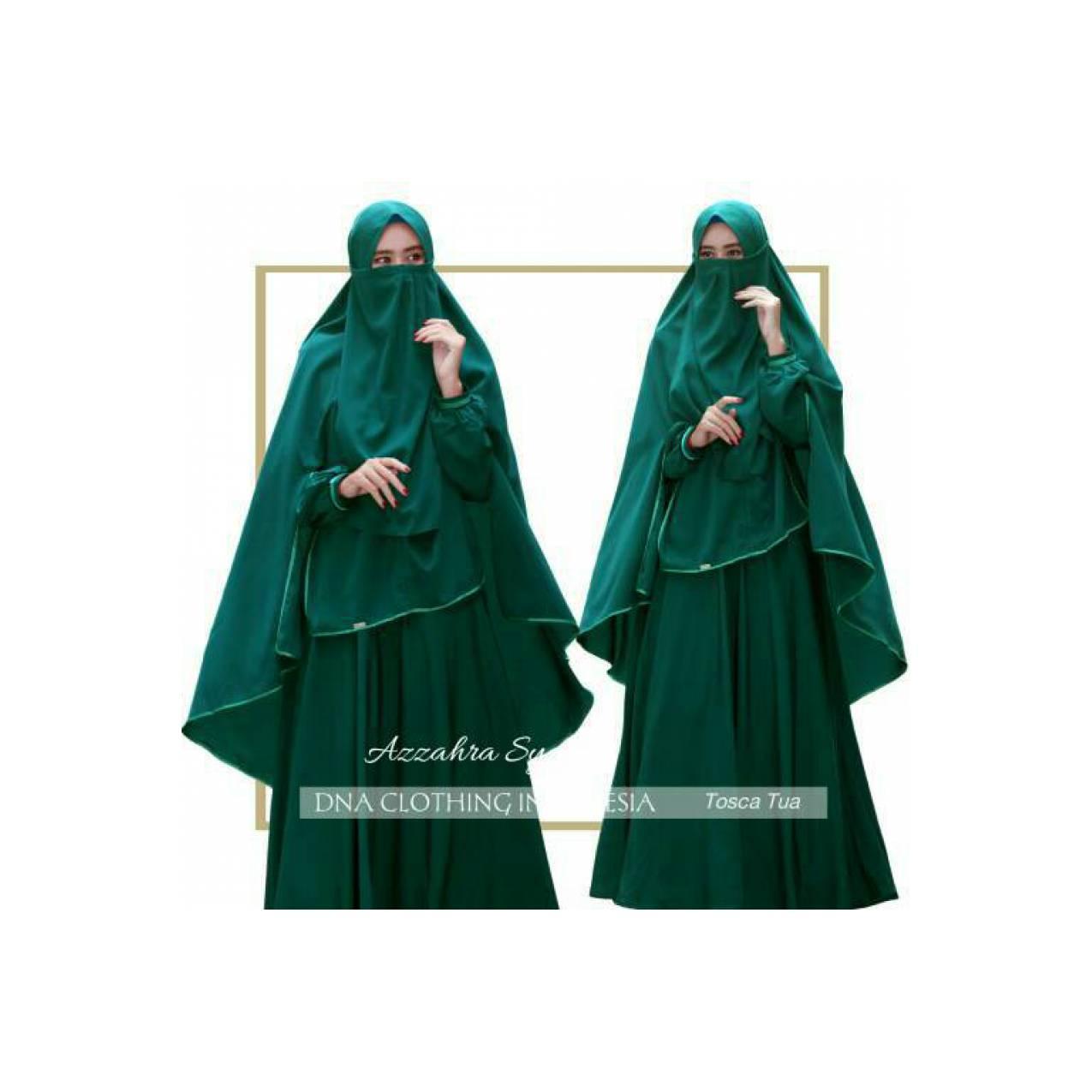 pusat GROSIR baju muslim azzahra syari wolfis