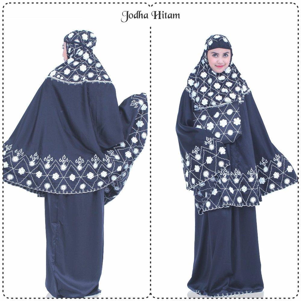 Mukena Jodha Hitam di lapak Mukena Yumna mukenayumna