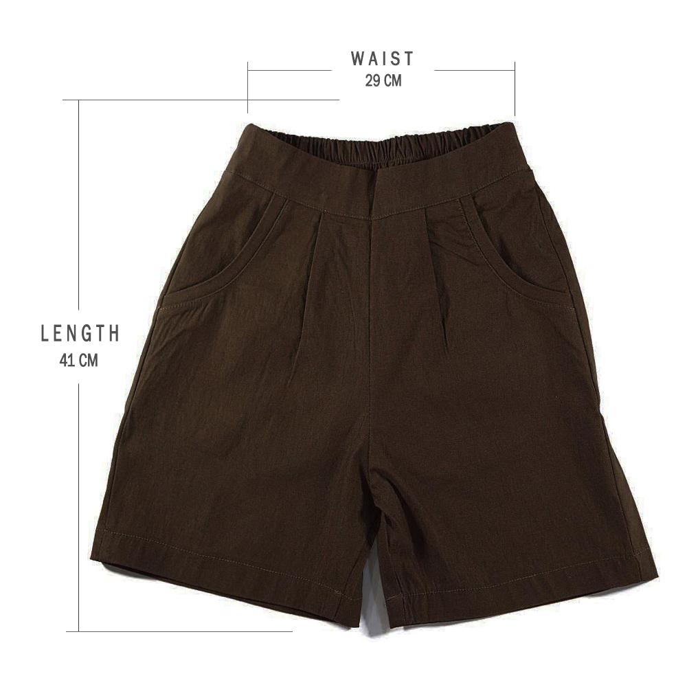 Celana Pendek Chino Katun Stretch Traveling Santai Short Pants Travel