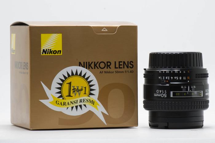 Nikon AF Nikkor 50mm f/1.4D Bekas