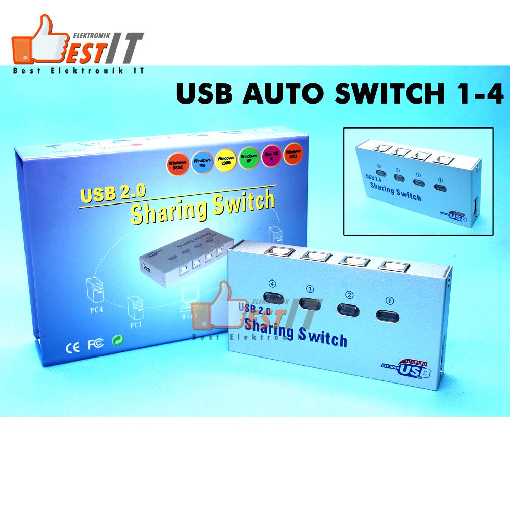 Usb Printer Sharing Switch Paralel 1-4 Auto