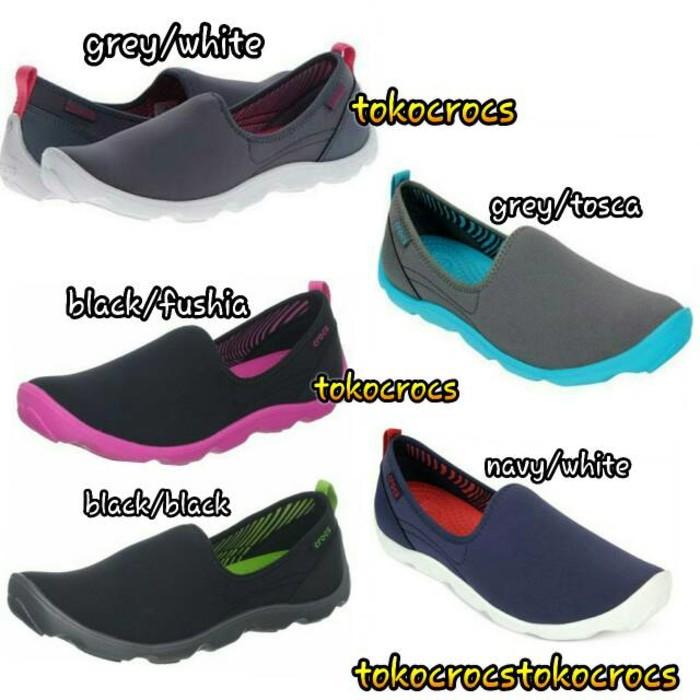 Promo Duet Skimmer Flat / Sepatu Crocs Wanita Gratis Ongkir