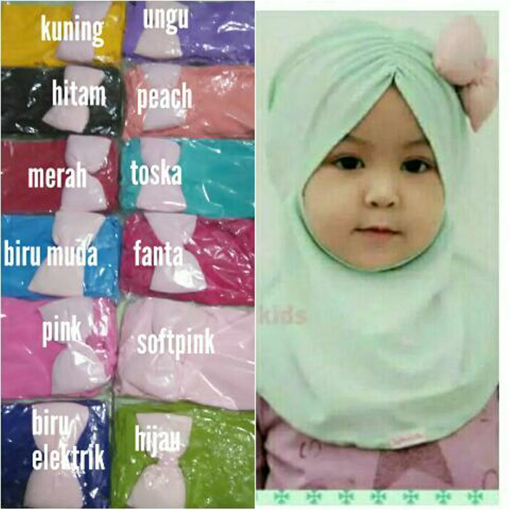jilbab bayi pita pinggir - kerudung bayi dan anak - hijab bayi- khimar anak di lapak AF ONLINE 19yuniarti