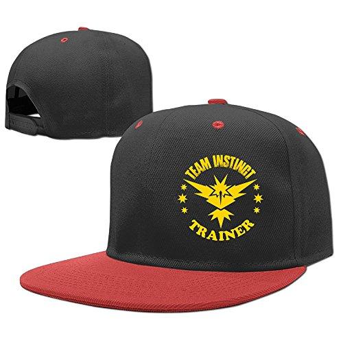 Child Team Instinct Pokemon Go Terrorist Attack Flat Bill Baseball Snapbacks Hip-Hop Caps