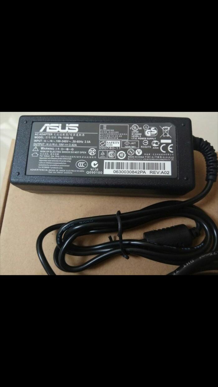 Asus Charger Ori Laptop Original Komputer Cas Casan Travel Batok Charg